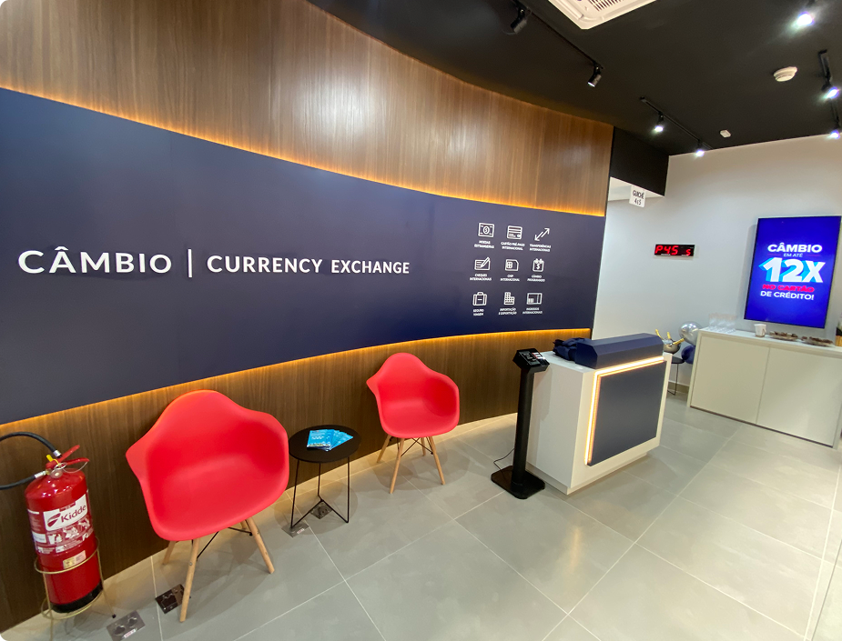 Banner de uma das lojas Confidence